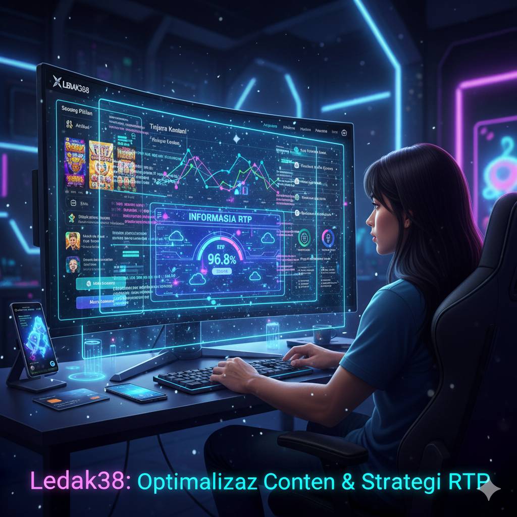 gambar yang merepresentasikan alur cerita Anda tentang optimasi konten dan penggunaan RTP di Ledak388. Gambar ini akan menonjolkan proses peninjauan kinerja, penyesuaian strategi, dan pemanfaatan RTP sebagai panduan.